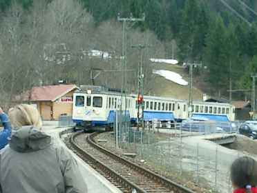 Zugspitzbahn nach Hause