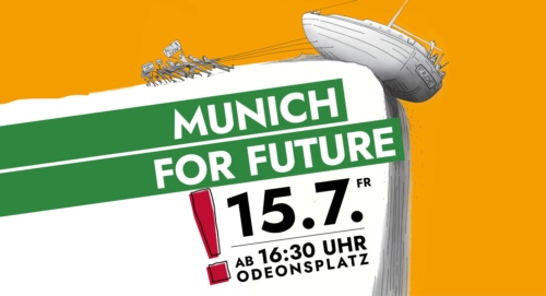 KLIMA-DEMO von MUNICH FOR FUTURE