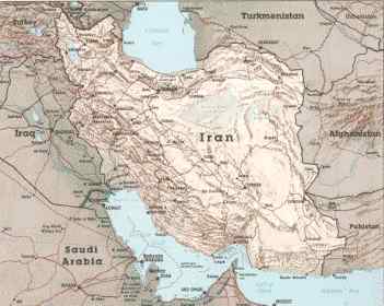 Iran-Karte